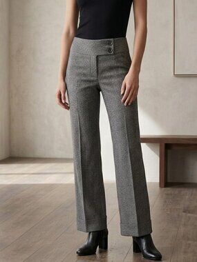Gray Checkered dress Pants